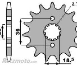 Pignon 13 dents PBR cha�ne 520 Honda NX250