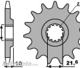 Pignon 15 dents PBR cha�ne 630 Kawasaki Z1000 A