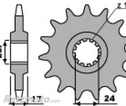 Pignon 15 dents PBR cha�ne 530 Honda CBR600F