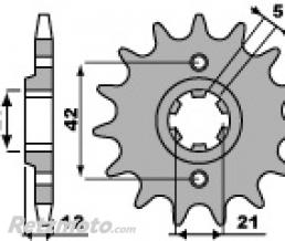 Pignon 17 dents PBR cha�ne 530 Yamaha XJ600