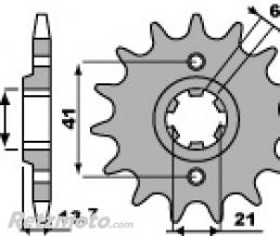 Pignon 15 dents PBR cha�ne 530 Honda VF400FD