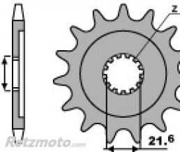 Pignon 16 dents PBR cha�ne 530 Yamaha XT500