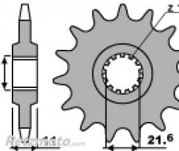 Pignon 17 dents PBR cha�ne 530 Yamaha YZF1000R