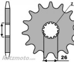 Pignon 17 dents PBR cha�ne 530 Triumph 900 SPEED TRIPLE