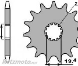 Pignon 14 dents PBR cha�ne 525 SUZUKI GSF400 BANDIT