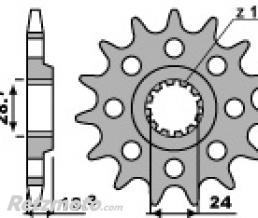 Pignon 15 dents PBR cha�ne 630 KAWASAKI Z1000K1/2 LTD