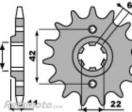 Pignon 15 dents PBR cha�ne 530 Honda FT500 C