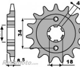 Pignon 13 dents PBR cha�ne 520 Yamaha XV125 VIRAGO