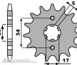 Pignon 16 dents PBR cha�ne 428 HONDA CBF125