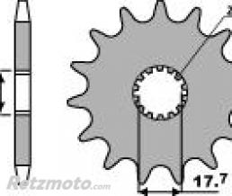 Pignon 12 dents PBR cha�ne 520 GAS-GAS EC125 RACING