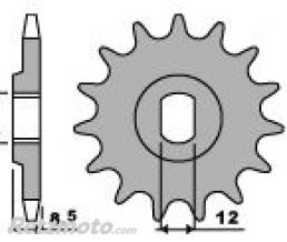 Pignon PBR 10 dents acier type 2240 pas 415 KTM SX50