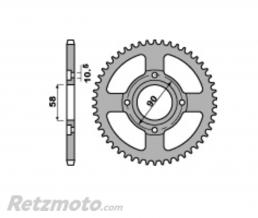 Kit cha�ne Daelim 125 Roadwin '08 DID 428 type HD 14/42 (couronne standard) 