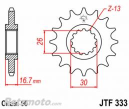 Kit cha�ne Honda CBF1000 DID 530VX 16x41 super-renforc�(couronne standard)