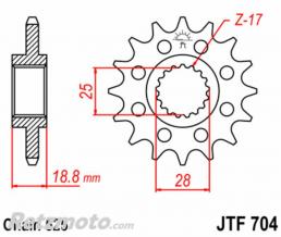 Kit cha�ne BMW F800GS DID 525VX 16x42 standard(couronne standard) 