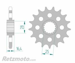 Kit cha�ne KTM 1290 Super Adventure AFAM 525XHR3 17x42 super-renforc� - couronne standard
