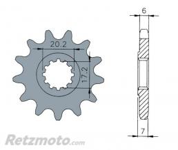 Kit chaine JT 13x53 Rieju MRT 50 SM