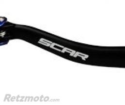 S�lecteur de vitesse SCAR noir mat/embout bleu Kawasaki KX85