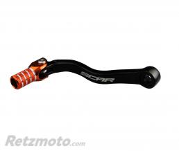 S�lecteur de vitesse SCAR noir mat/embout orange KTM SX125