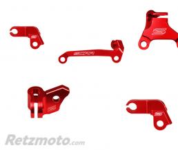 Guide c�ble d'embrayage SCAR rouge Kawasaki KX450F