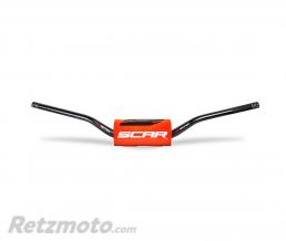 Guidon SCAR O� �28,6mm sans barre noir/mousse orange