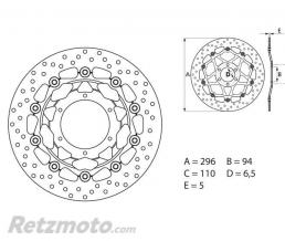 BREMBO Disque de frein BREMBO Oro flottant