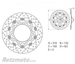 Disque de frein BREMBO Oro flottant