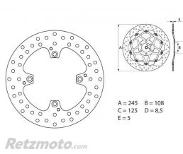 Disque de frein BREMBO Oro fixe