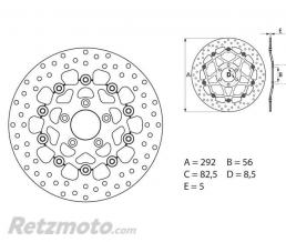 Disque de frein BREMBO Oro flottant Harley Davidson 1200/883