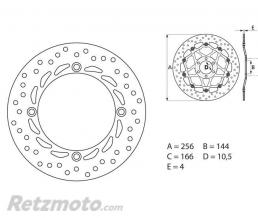 Disque de frein BREMBO Oro fixe