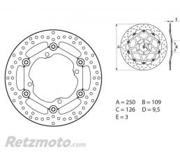 Disque de frein BREMBO Oro flottant