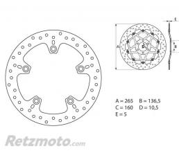 Disque de frein BREMBO Oro fixe