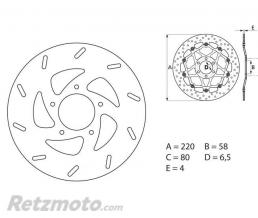 Disque de frein BREMBO Oro fixe