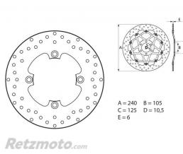 Disque de frein BREMBO Oro fixe