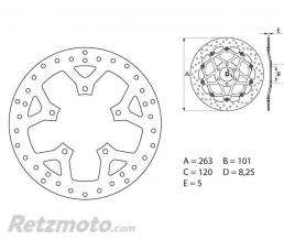 Disque de frein BREMBO Oro fixe