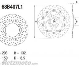Disque de frein BREMBO Oro fixe