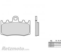 Plaquettes de frein BREMBO 07BB26SC m�tal fritt�