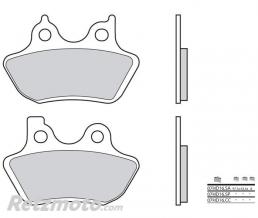 Plaquettes de frein BREMBO 07HD16SA m�tal fritt� Beta