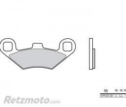 Plaquettes de frein BREMBO 07PO02SD m�tal fritt�