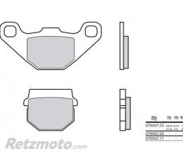 Plaquettes de frein BREMBO 07KA0717 organique