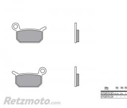 Plaquettes de frein BREMBO 07GR70SX m�tal fritt�