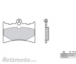 Plaquettes de frein BREMBO 07GR5605 organique