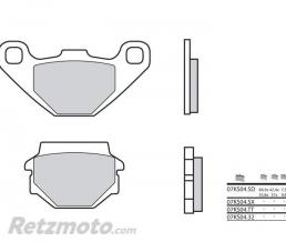 Plaquettes de frein BREMBO 07KS0432 organique
