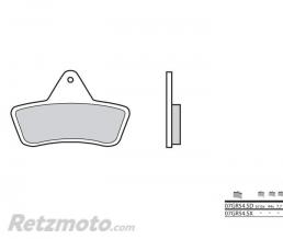 Plaquettes de frein BREMBO 07GR54SD m�tal fritt�