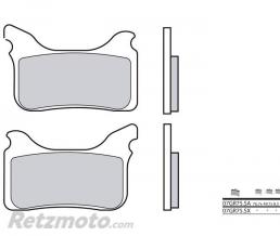 Plaquettes de frein BREMBO 07GR75SX m�tal fritt�