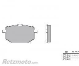 Plaquettes de frein BREMBO 07YA18SA m�tal fritt�