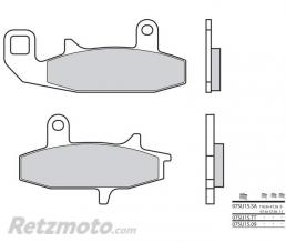 Plaquettes de frein BREMBO 07SU1509 Suzuki DR650 route carbone c�ramique