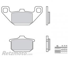 Plaquettes de frein BREMBO 07KA08SA m�tal fritt� Kawasaki