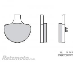 Plaquettes de frein BREMBO 07HD0614 organique Harley Davidson