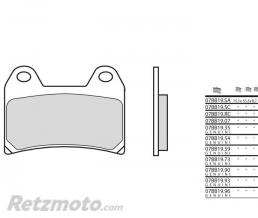 Plaquettes de frein BREMBO 07BB1996 organique MV Agusta F3