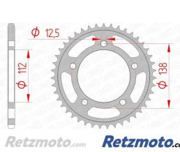 Kit chaine HONDA INTEGRA 700 '12 AFAM 520XRR3 16x39(couronne standard)
